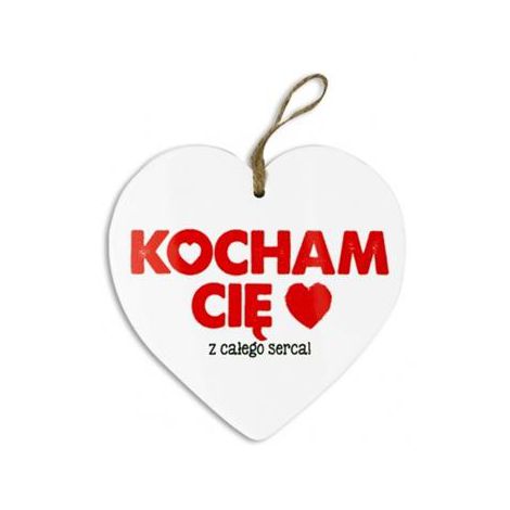 Zawieszka Serce Pan Dragon Kocham Cię